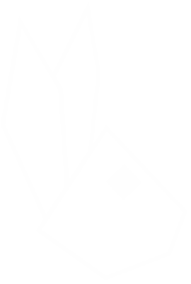 White outline of the Fantoo bunny head logo